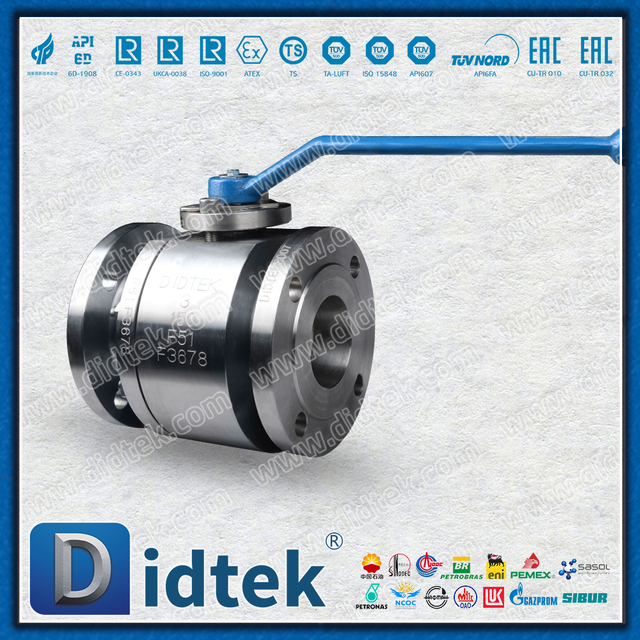 F51 Duplex-Edelstahl-Doppeltwirkender pneumatischer Stellantrieb, geschmiedeter schwimmender Kugelhahn mit Metallsitz