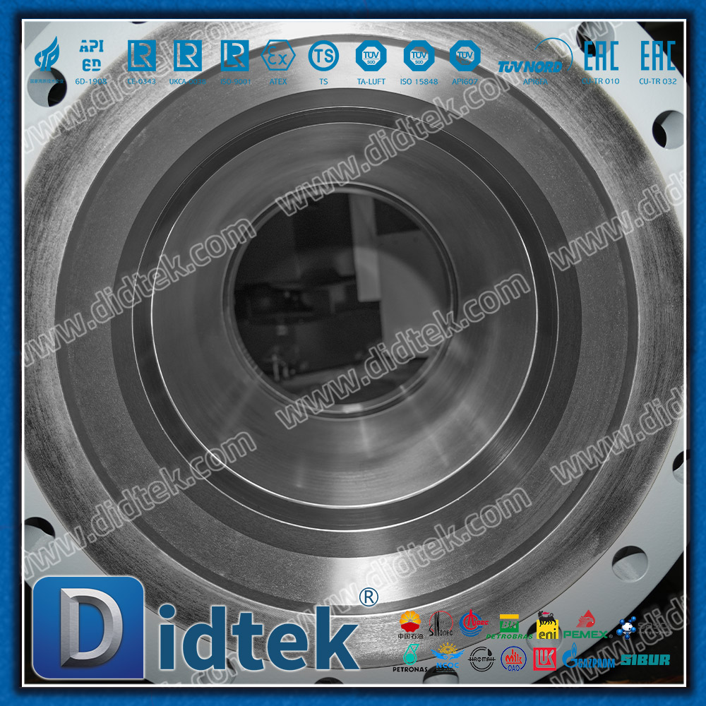 Zahnradbetriebener LF2-Kugelhahn mit oberem Eingang für den industriellen Einsatz