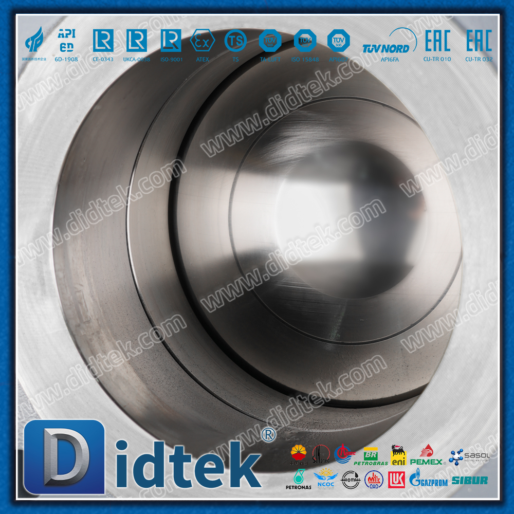 ASTM A105N Schweißauflage UNS N06625+TCC Zapfenkugelventil 