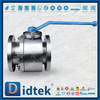 F51 Duplex-Edelstahl-Doppeltwirkender pneumatischer Stellantrieb, geschmiedeter schwimmender Kugelhahn mit Metallsitz