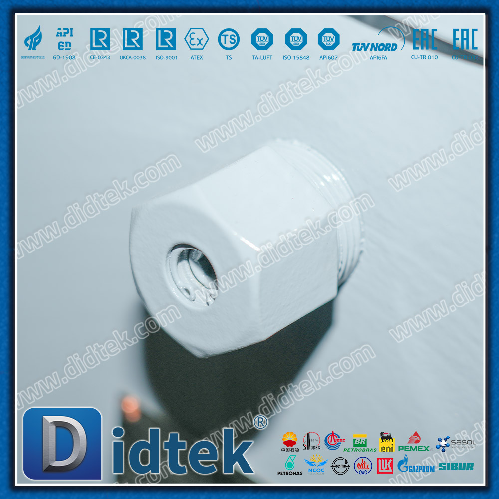 Freigeschmiedeter LF2-Kugelhahn mit oberem Eingang und Getriebeantrieb