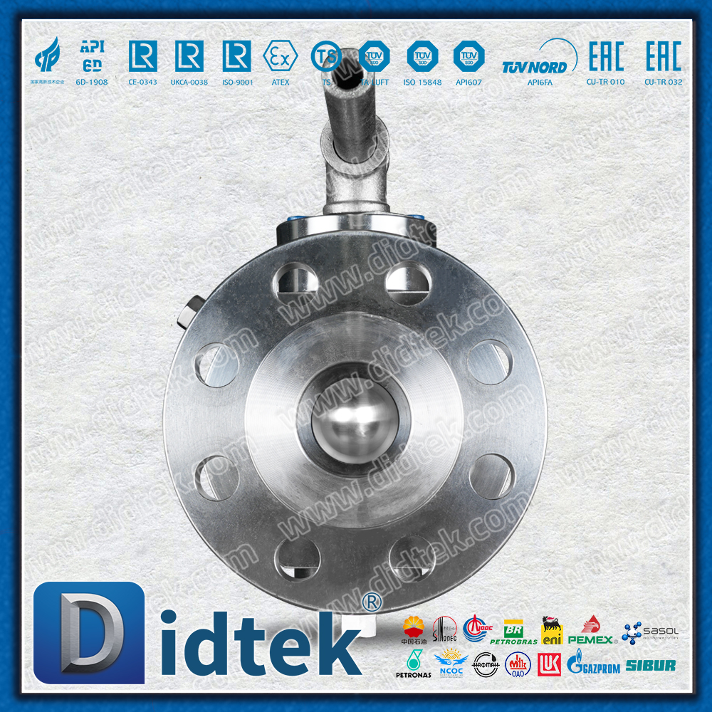 Didtek Necking Double-Direction Lippe Special Alloy Inconel 825 Trunnion Ball Valve