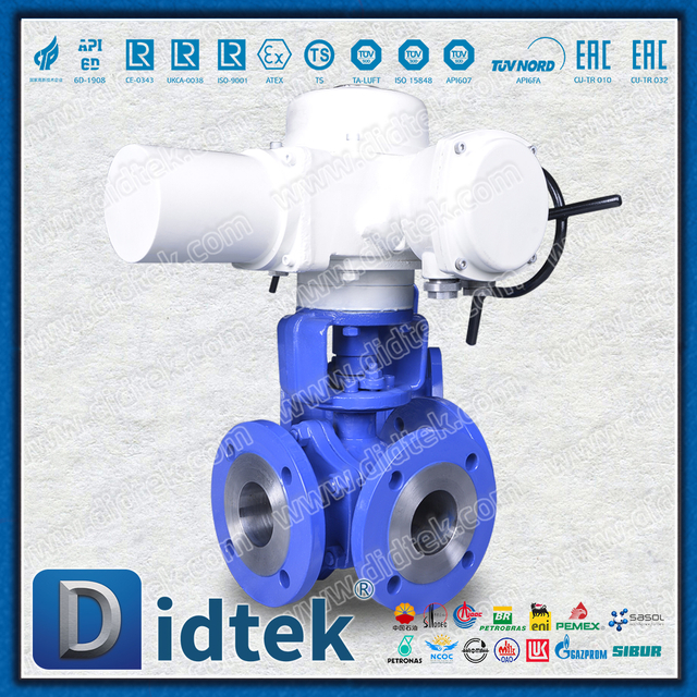 Elektrischer Dreiwege-Kugelhahn