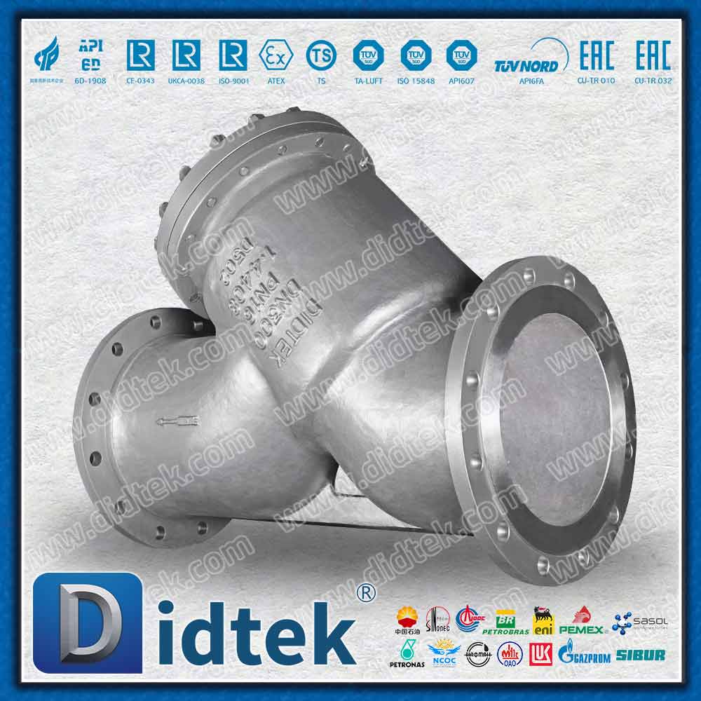 DIN EN 1.4408 Y-Sieb mit 80 Mesh