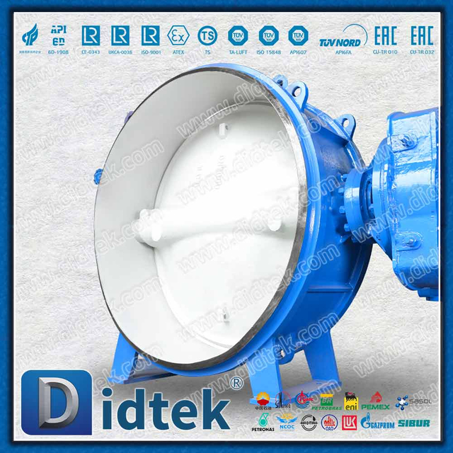 DN2000 Große DIN-Wafer-Dreifach-Offset-Absperrklappe