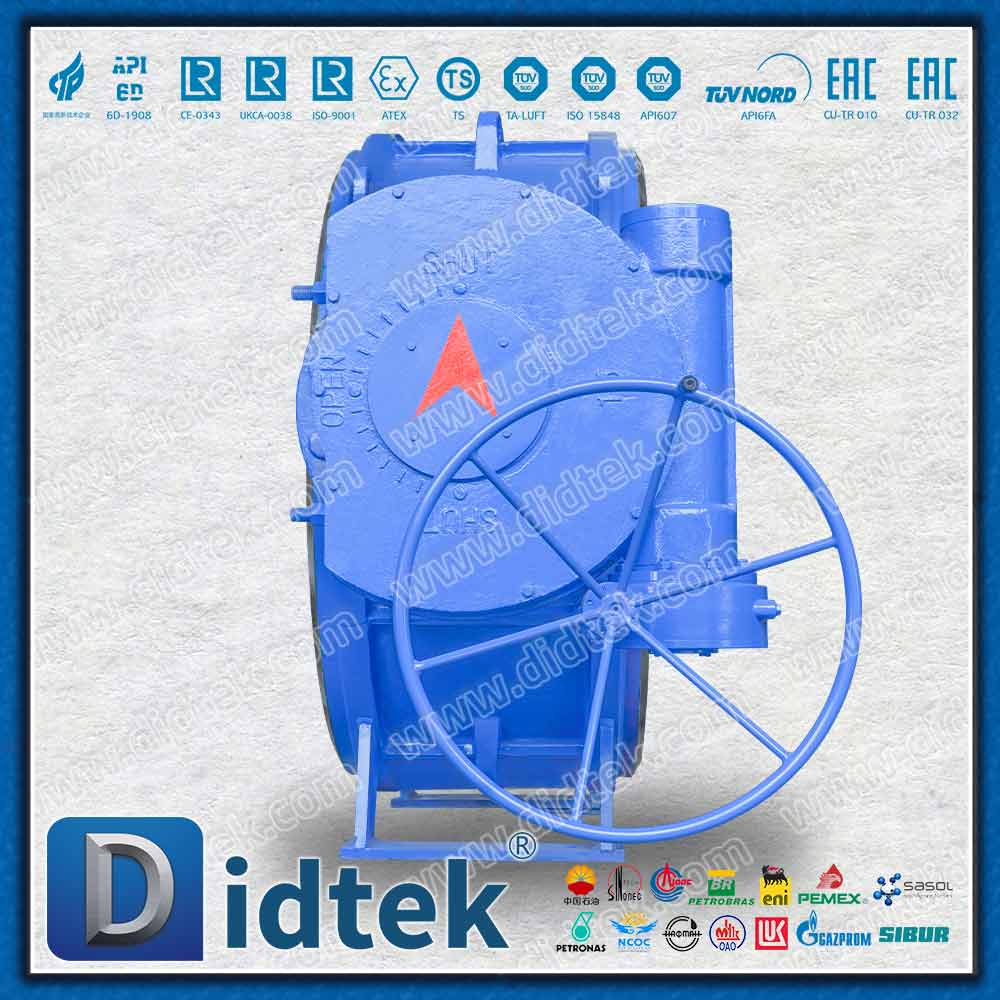 DN2000 Große DIN-Wafer-Dreifach-Offset-Absperrklappe