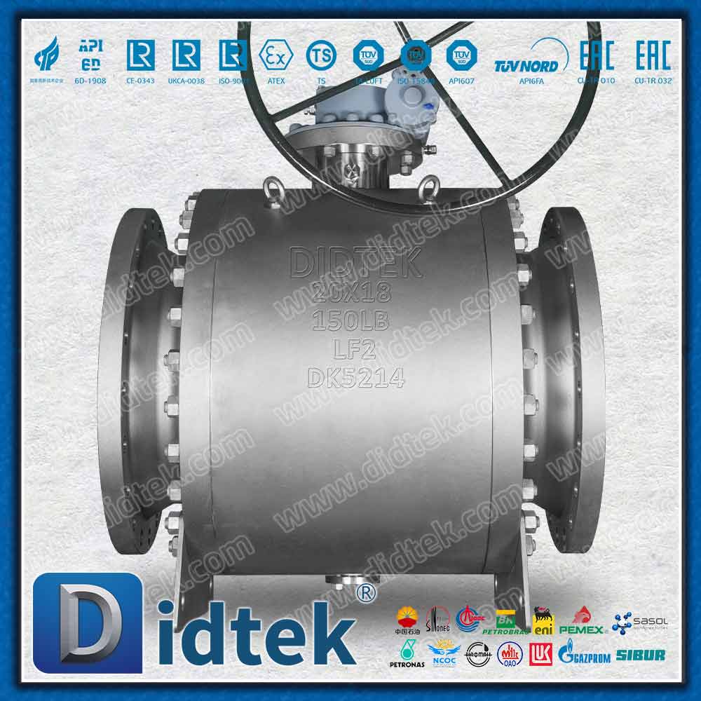 LF2 + Inconel 625 Overlay mit PTFE-Elgiloy-Lippendichtungszapfen-Kugelventil