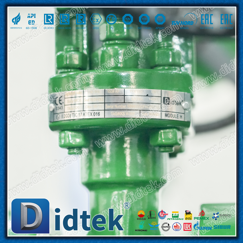 Dreifach exzentrische, bidirektionale Absperrklappe aus Epoxid-Phenolharz