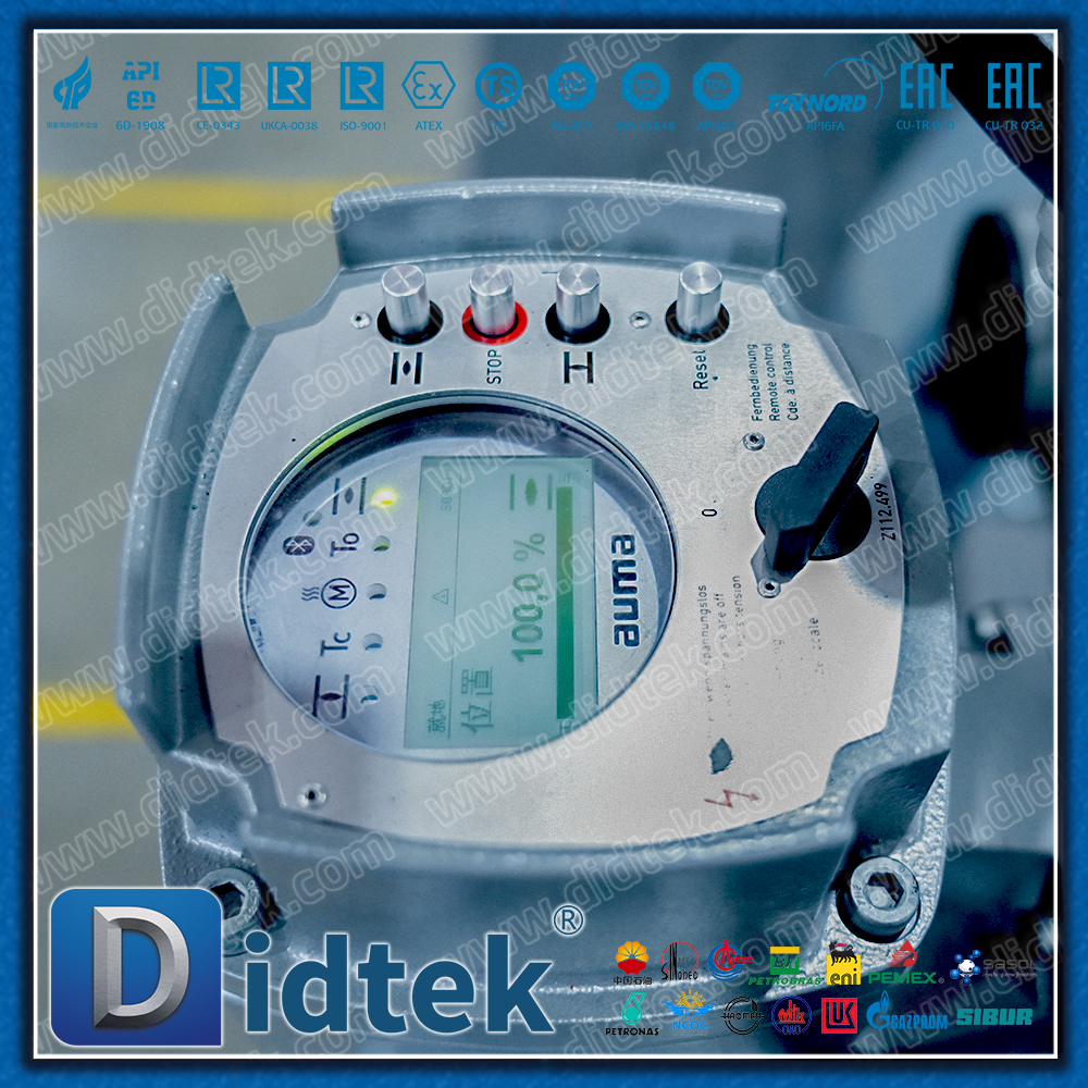 ESD Marine Engineering Zapfenmontiertes elektrisches Auma-Kugelventil für Hochdruckgas