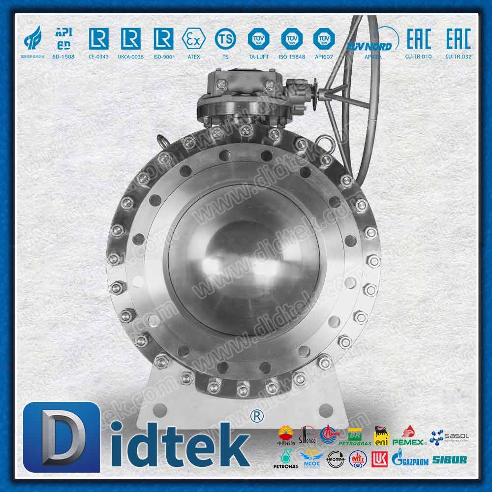 PTFE Elgiloy Marine Engineering FPSO F316 Zapfenkugelhahn