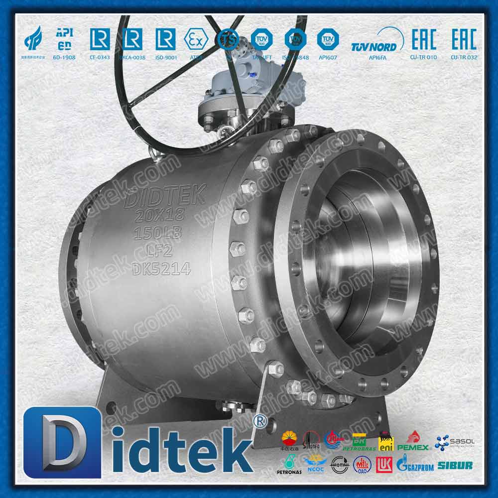 LF2 + Inconel 625 Overlay mit PTFE-Elgiloy-Lippendichtungszapfen-Kugelventil